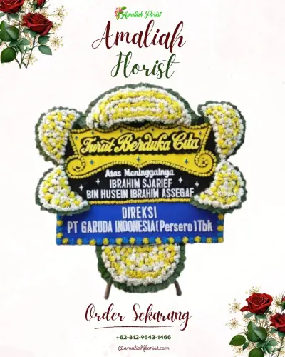 Papan Bunga Duka di Oro-oro Ombo