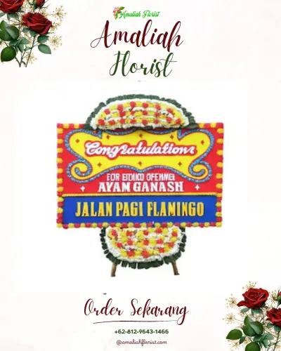 Bunga Papan Congratulation di Oro-oro Ombo